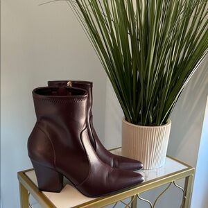 Jessica Simpson Dark Burgundy Heeled Boots